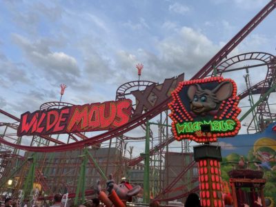 Wild Mouse XXL roller coaster Kiel Week fair