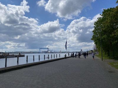 Kiellinie Kiel an der Förde am Sandhafen