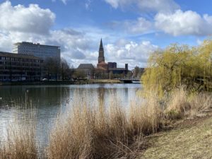 Kleiner Kiel Rathausturm und HSH Nordbank