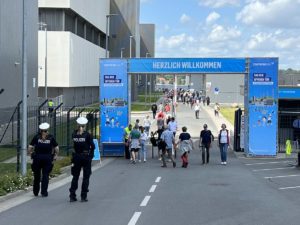 Küstenkraftwerk Kiel Eingangsbereich Tag der offenen Tür am 12.6.2022