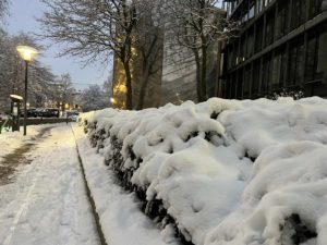 Schnee in der Küterstraße Kiel