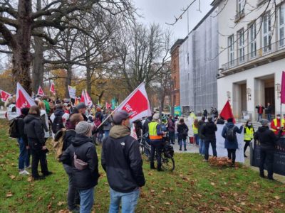 Landtag Kiel UKSH Warnstreik