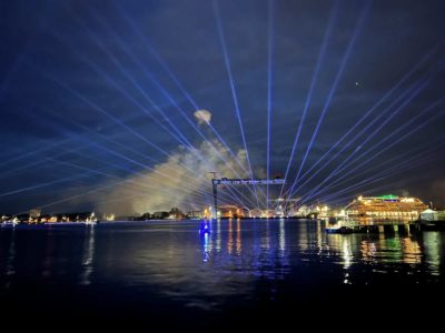 Laser Show Kiel Week Fireworks 2022 German Naval Yards