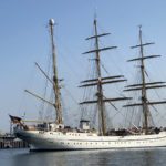 Naval base Kiel-Wik Sailing training ship Gorch Fock