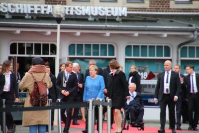 Angela Merkel & Ulf Kämpfer Kiel Tag der Einheit 2019 Kieler Schifffahrtsmuseum