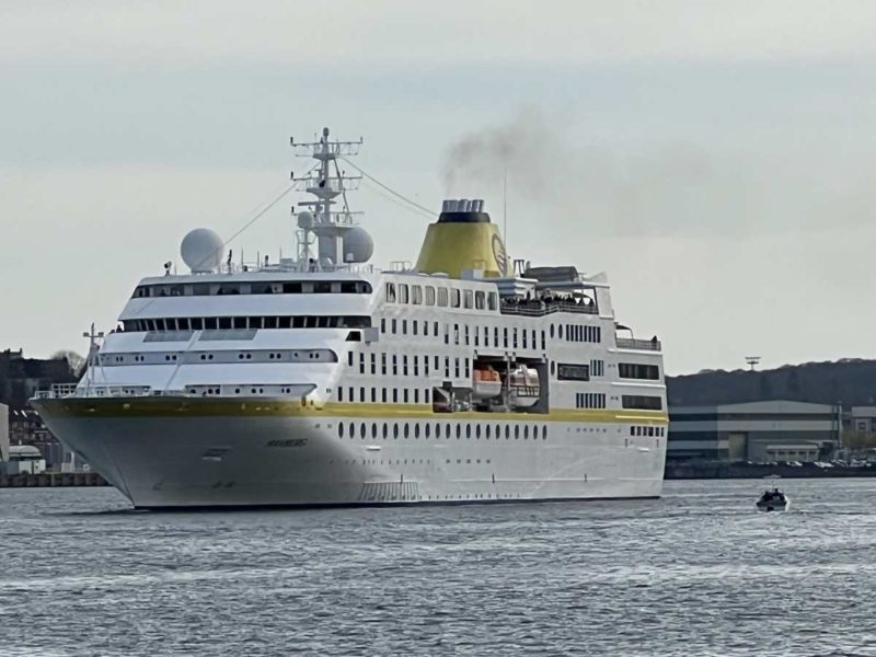 MS Hamburg cruise ship in Kiel