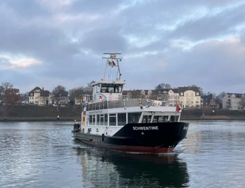 Kiel Canal: Last day for the MS Schwentine on the Holtenau-Wik route