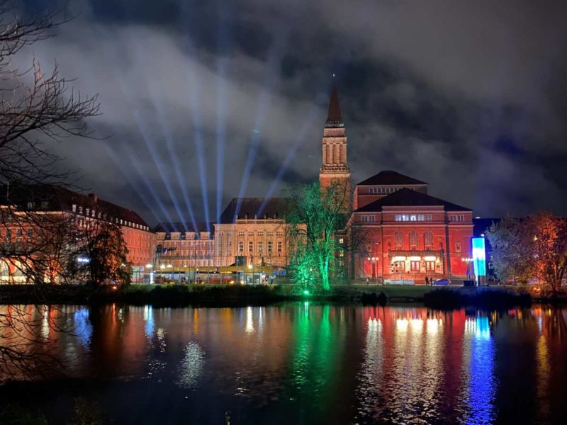 Kiel Opera House & Kiel City Hall Kieler Lichtermeer 2021