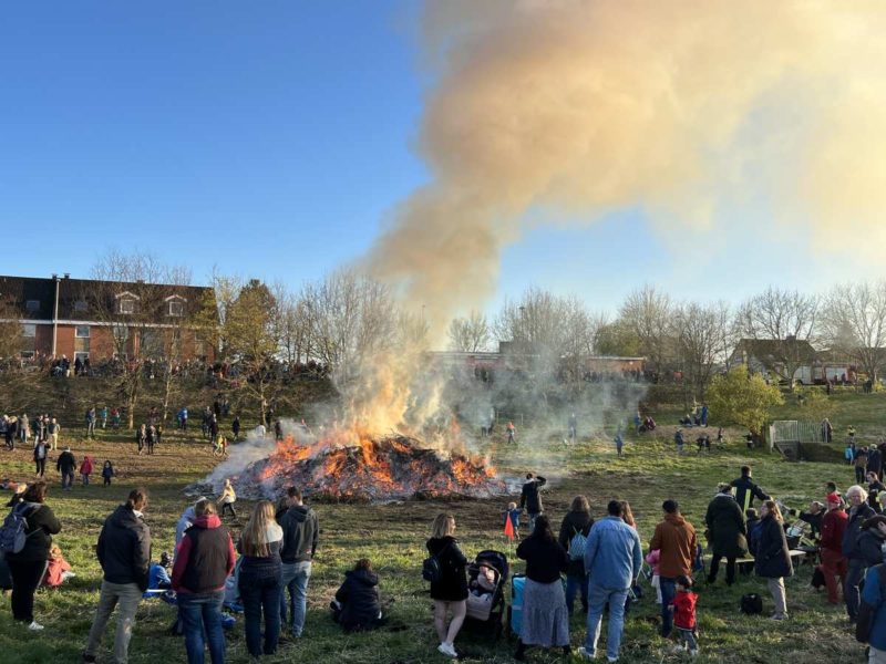 Easter fire Kiel-Suchsdorf 2022