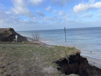 Baltic Sea cliffs Schwedeneck Stohl January 2024