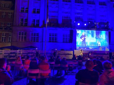Kieler Woche 2020 Rathausplatz Konzert- und Kinofläche Live-Übertragung Michael Schulte