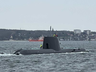 RSS Impeccable submarine Kiel Fjord April 28, 2023