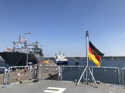 Ships in Tirpitzhafen Kiel at the Open Ship