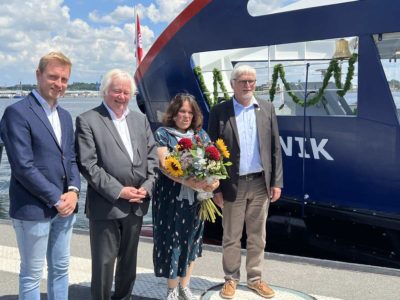 Schiffstaufe MS Wik Reventloubrücke 28.6.2022