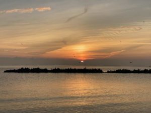 Schilksee Mole Sonnenaufgang Kieler Förde