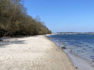 Schilksee natural beach Kiel Fjord