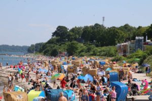 Schilksee Strand Sommerurlaub 2020 Kieler Förde