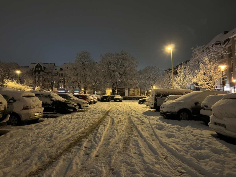 Wintereinbruch Mit Schnee In Kiel Am 16.12.2022 | We Love Kiel