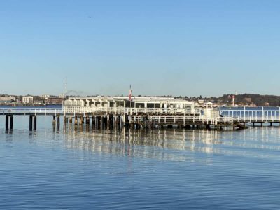 Seebar Kiel Sonnenschein im Winter