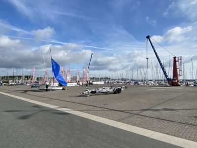 Segelboote Kiel-Schilksee Olympiahafen