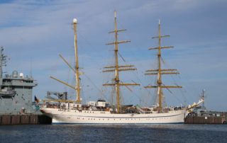 Segelschulschiff an der Gorch-Fock-Mole Kiel