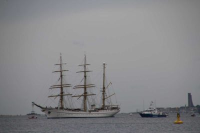 Segelschulschiff Gorch Fock in der Kieler Förde