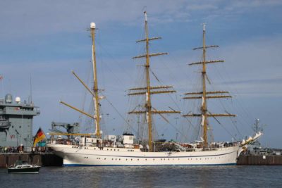Segelschulschiff Gorch Fock Marinestützpunkt Kiel