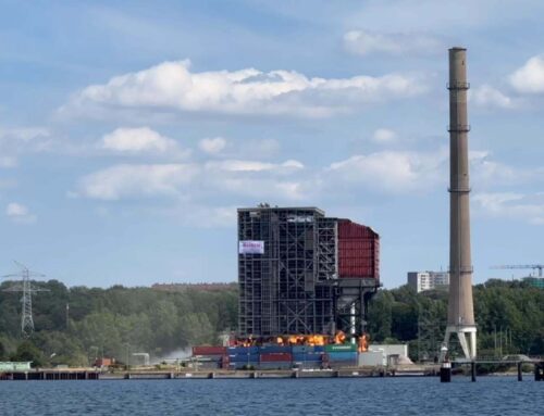 Sprengung Kraftwerk in Kiel: Kesselhaus nicht komplett eingestürzt bei Sprengung(en) am 11.7.2023