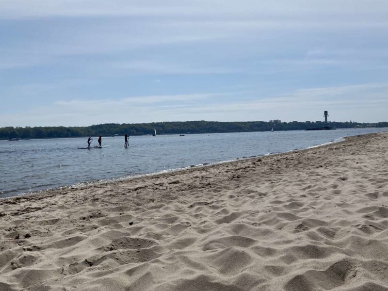 Stand Up Paddling Falckenstein beach We love Kiel