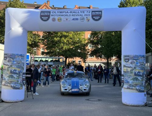 Olympia Rallye Revival 2022: Kiel-München Rallye am Montag auf Wilhelmplatz gestartet