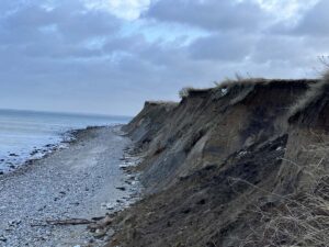 Steilküste Stohl bei Kiel Januar 2024