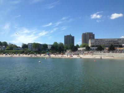Kiel-Schilksee beach at the Olympic Center