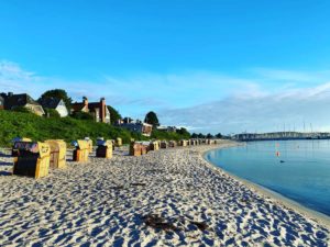 Schilksee Strand am frühen Morgen