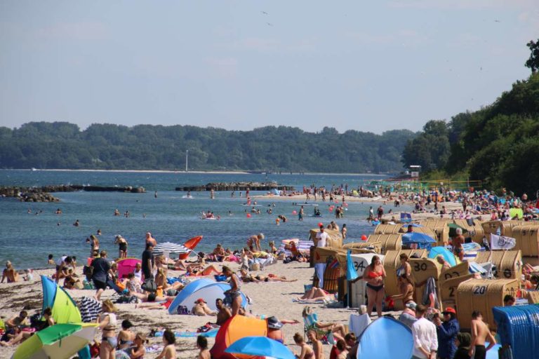 Badestrand Schilksee Juni 2020 Sommer an der Kieler Förde We love Kiel