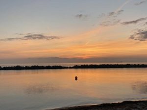 Schilksee Strand Sonnenaufgang Kieler Förde