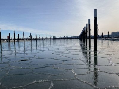 Harbor of Strande Berths Winter 14.02.2021