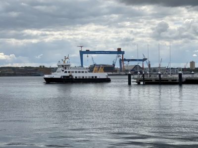 MS Strande ferry in the Kiel Fjord
