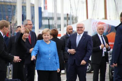 Angela Merkel & Frank-Walter Steinmeier Kiel Tag der Einheit 2019