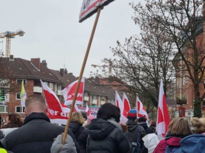 UKSH Warnstreik in Kiel am 16.11.2021
