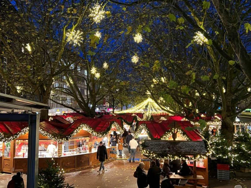 Christmas market Holstenplatz Kiel 21.11.2022 Opening Monday