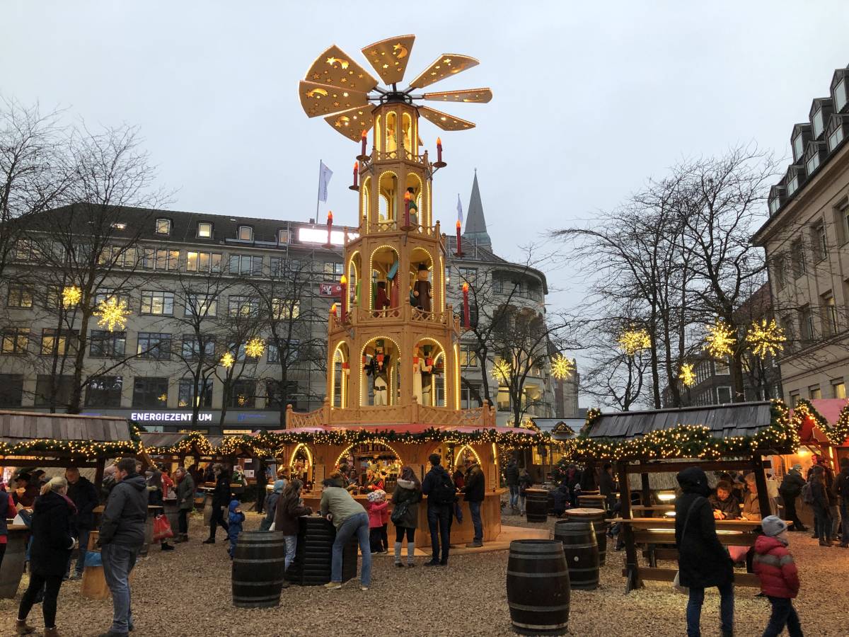 Christmas market Kiel Asmus-Bremer-Platz