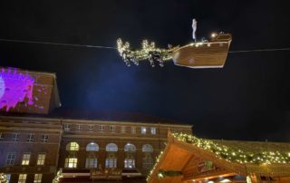 Weihnachtswichtel Kilian Weihnachtsdorf Rathausplatz Kiel 2021