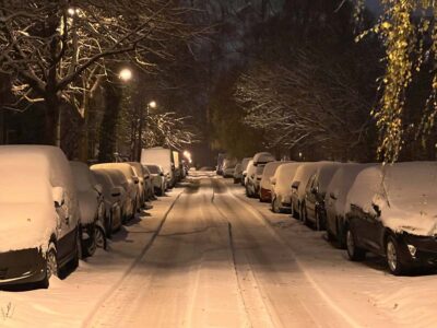 Esmarchstraße Kiel Schnee im Winter