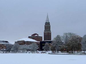 Winter & Schnee Kleiner Kiel, Opernhaus und Rathaus