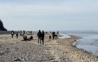 Strand Dänisch-Nienhof Winter Wochenende 21.02.2021