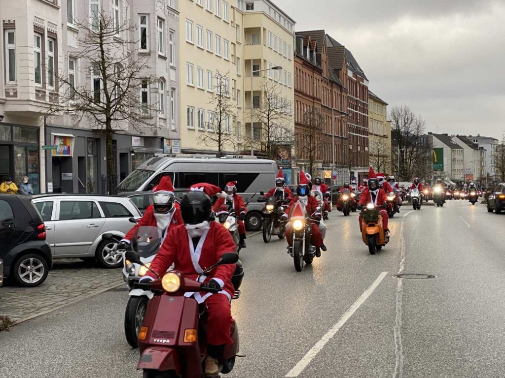XMas Ride Kiel am 18.12.2021 We love Kiel