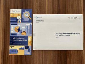 Zensus 2022 Brief & Infoflyer